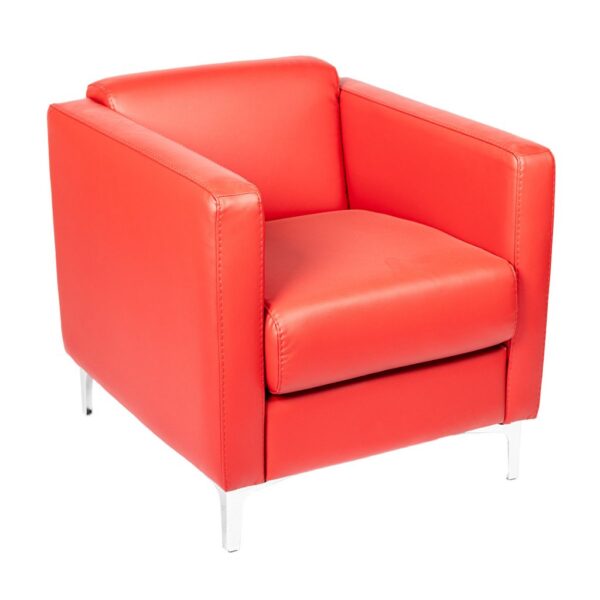 Smart Lounge Sofa - rot - Leder