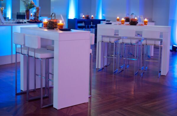 Hochtisch Vegas weiß - Lang Alternativbild